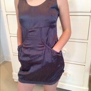 Cotton and silk dress